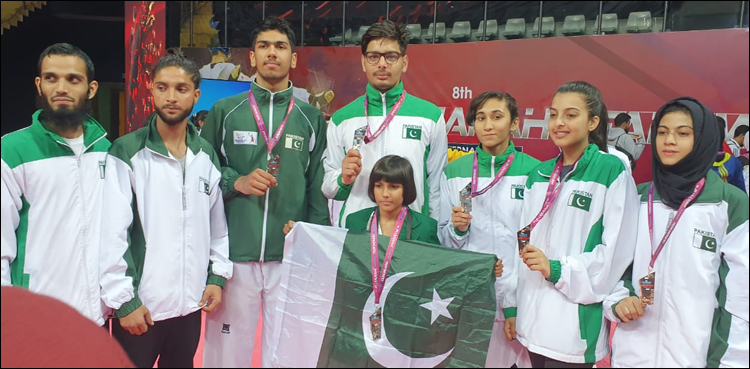 الفجیرہ تائی کوانڈو، پہلا دن مارشل آرٹس کے پاکستانی کھلاڑیوں کے نام