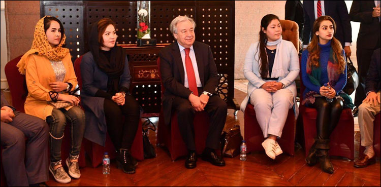 افغان پناہ گزینوں کی میزبانی پر پاکستان کا شکریہ: سیکریٹری جنرل اقوام متحدہ