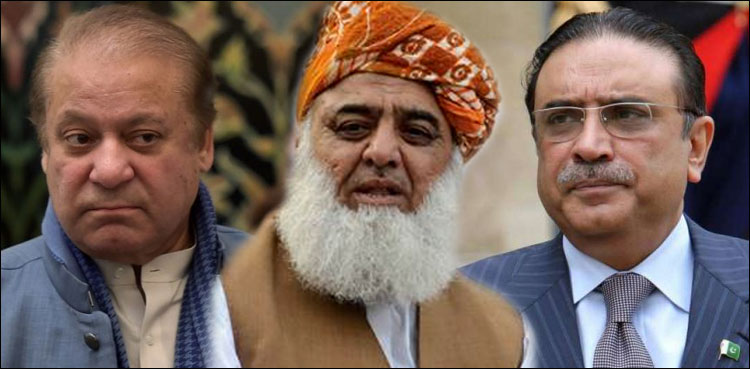 پی پی، اے این پی اور ن لیگ سے ناراض مولانا فضل الرحمان نے علیحدہ اتحاد بنالیا