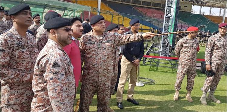 پی ایس ایل میچز کی سیکورٹی کے لیے مربوط حکمت عملی تیار کی ہے: ڈی جی رینجرز