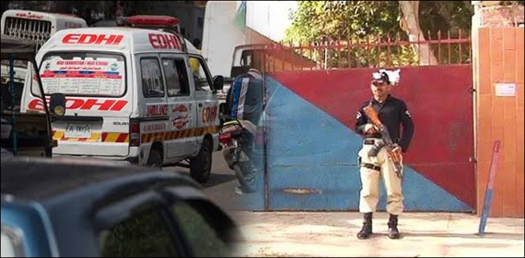 کراچی، مبینہ ٹاؤن تھانے کے قریب اسکول کے بچوں پر گاڑی چڑھ دوڑی