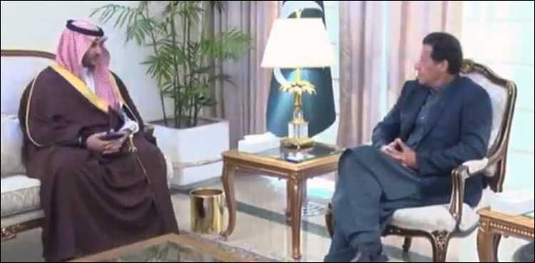 وزیراعظم عمران خان سےسعودی نائب وزیر دفاع کی ملاقات
