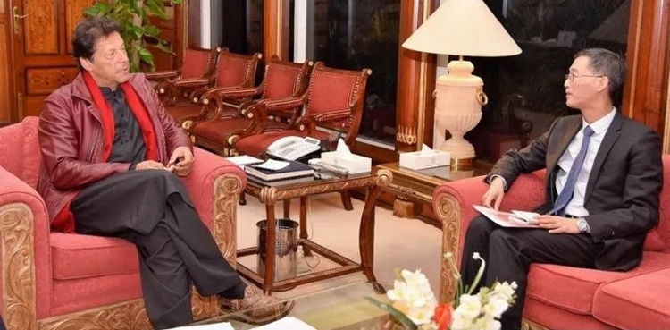وزیراعظم عمران خان سے چینی سفیر یاؤجنگ کی ملاقات