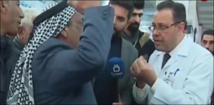 عراقی حکومت کے خلاف احتجاج، بزرگ تاجر دوران نشریات دوران دم توڑ گیا