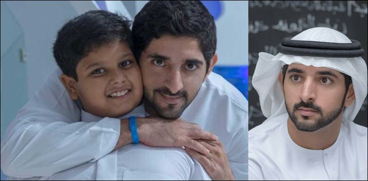 دبئی کے ولی عہد نے کینسر سے متاثرہ 7 سالہ بچے کی دیرینہ خواہش پوری کردی