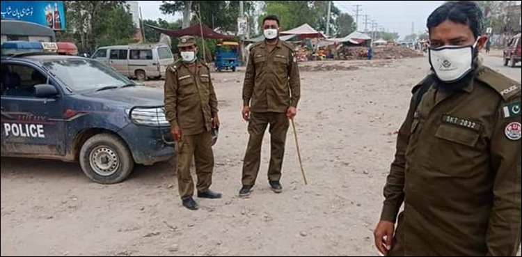 ڈسکہ میں کرونا وائرس کے کیسز کے بعد 600 گھر قرنطینہ قرار