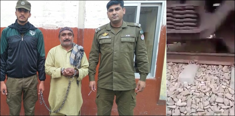 شرط جیتنے کے لیے شہری ریل کے نیچے لیٹ گیا