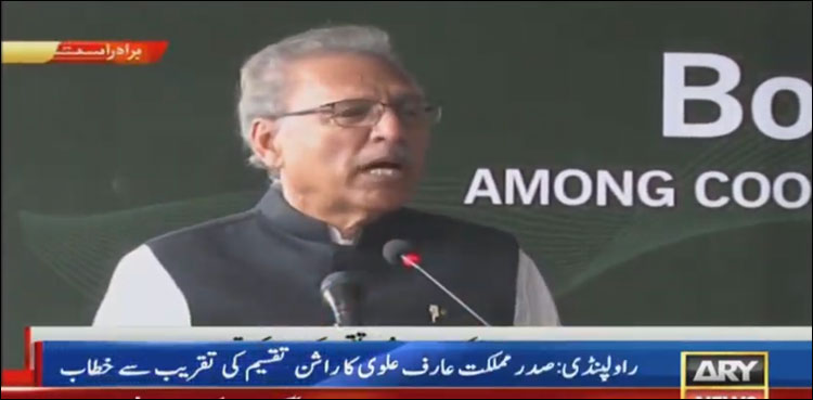 بہتر حکمت عملی سے کورونا کے پھیلاؤ کو کم کرنے میں مدد ملی، صدر مملکت