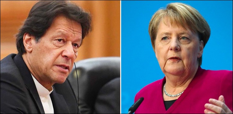 کروناوائرس: وزیراعظم کا جرمن چانسلر سے اہم ٹیلی فونک رابطہ