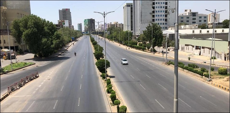 کراچی: لاک ڈاؤن کا 30 واں روز، مارکیٹیں، بازار، کاروباری مراکز بند