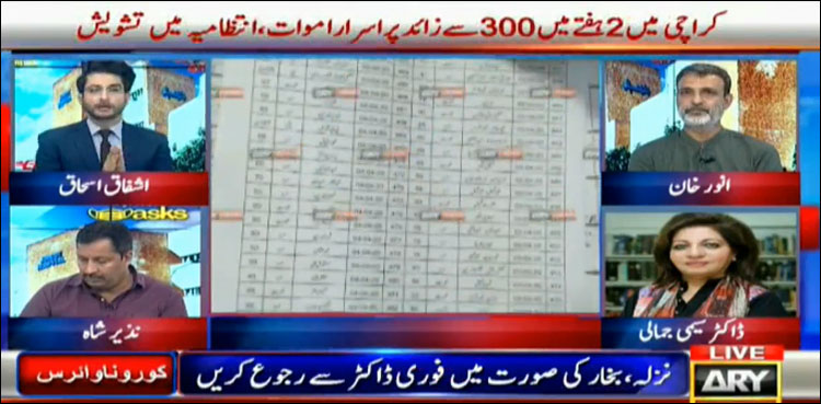 کورونا جیسی علامات ، کراچی میں2 ہفتے میں 300سے زائد پر اسرار اموات ، ماہرین پریشان