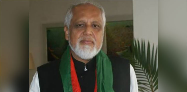پاکستان تحریک انصاف کے بانی رکن نجیب ہارون نے استعفیٰ دے دیا
