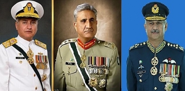 مسلح افواج کے سربراہان کا عید الفطر پر قوم کے نام پیغام