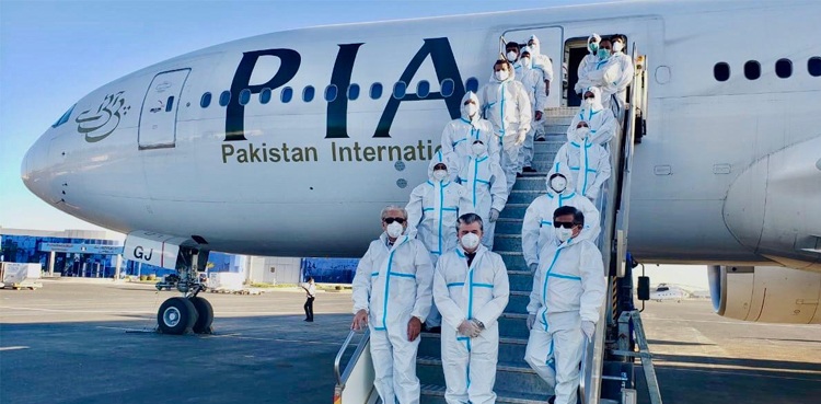 این ڈی ایم اے کا پی آئی اے کو ایک لاکھ ڈالر کی حفاظتی کٹس کا عطیہ