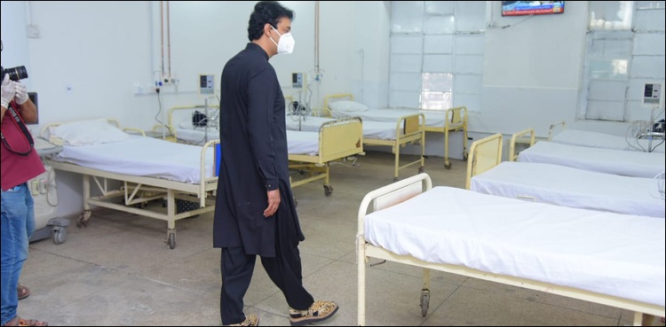 معاون خصوصی عثمان ڈار کا کرونا کے مریضوں کے لیے مثالی قدم