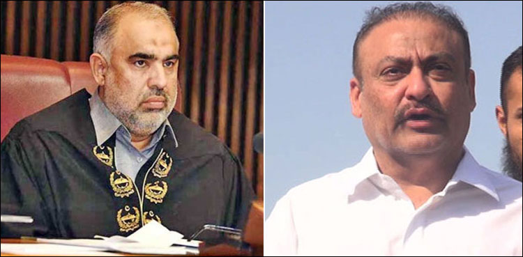 نازیبا الفاظ کااستعمال، اسپیکرقومی اسمبلی کا عبدالقادر پٹیل کیخلاف سخت کارروائی کا عندیہ
