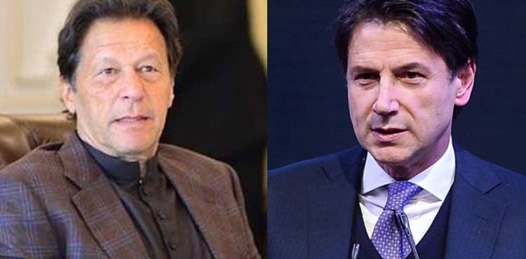 وزیراعظم عمران خان کی اطالوی ہم منصب کو دورہ پاکستان کی دعوت