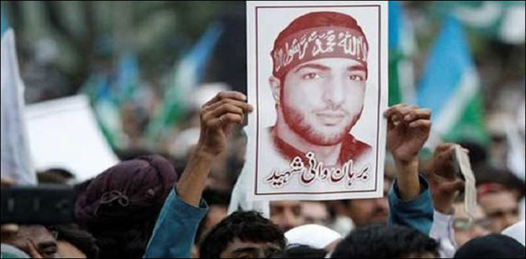 برہان وانی کا یوم شہادت، مقبوضہ وادی میں مکمل ہڑتال