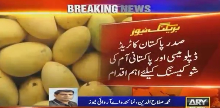 صدر پاکستان کا دوست ممالک کو آموں کا تحفہ بھیجنے کا فیصلہ