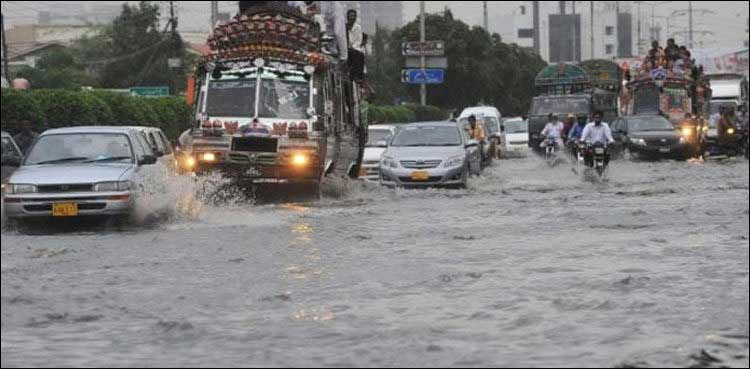 مون سون سسٹم کراچی میں موجود،  آج بھی گرج چمک کے ساتھ بارش کا امکان