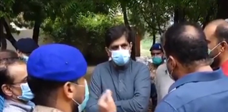 وزیراعلیٰ سندھ کا ملیر ندی کے متاثرہ علاقوں کا دورہ