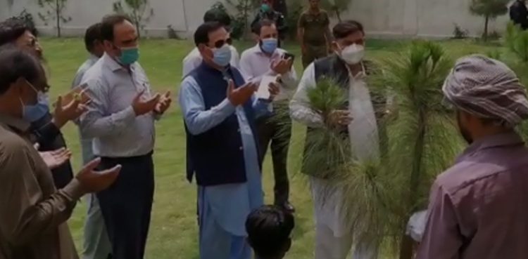 شیخ رشید احمد نے پاکستان ریلوے میں راولپنڈی سے شجر کاری مہم کا آغاز کر دیا
