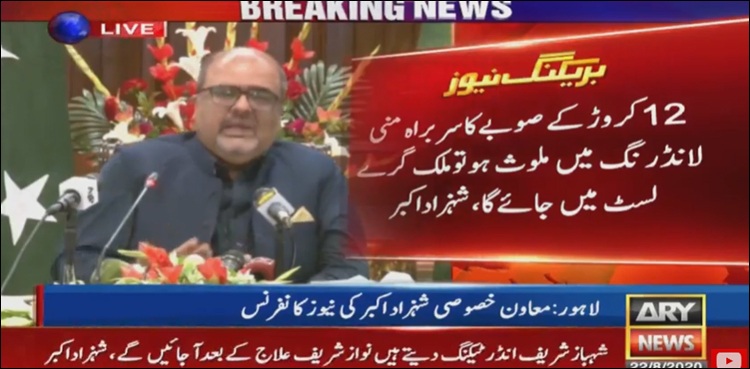منی لانڈرنگ کے الزام پر پاکستان کو گرے لسٹ میں ڈالا گیا: شہزاد اکبر