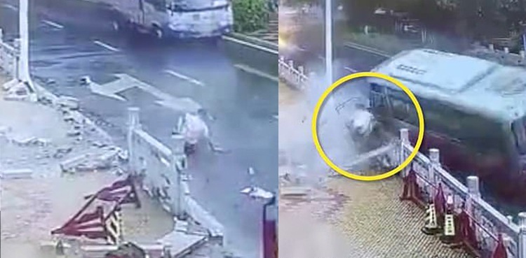 چین میں خوفناک ٹریفک حادثہ : دیکھنے والے دنگ رہ گئے، ویڈیو وائرل