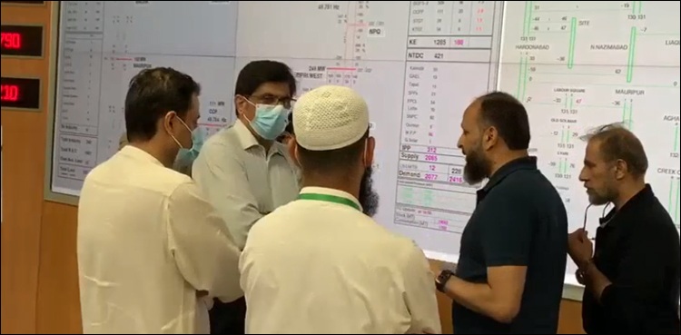 وزیر اعلیٰ سندھ کو کے الیکٹرک سی ای او مونس علوی کی بریفنگ