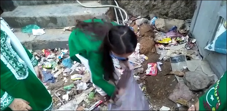 کم سن بہنوں نے 14 اگست منفرد انداز میں منا کر مثال قائم کر دی