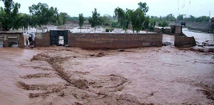 بلوچستان میں بارش، کئی دیہات زیر آب، لوگ درختوں پر چڑھ گئے