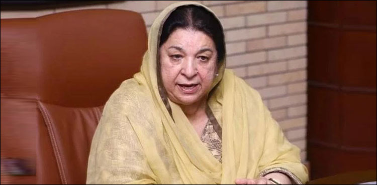 ڈاکٹریاسمین راشد  کی سرکاری اسپتال کو تمام شعبہ جات معمول کے مطابق کھولنے کی ہدایت