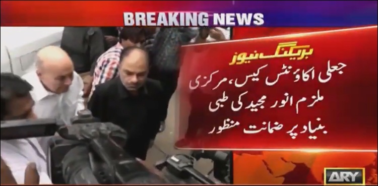 جعلی اکاؤنٹس کیس کے مرکزی ملزم انور مجید کی ضمانت منظور