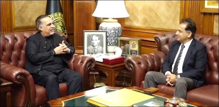 کراچی کے نئے ایڈمنسٹریٹر سے گورنر سندھ کی اہم ملاقات