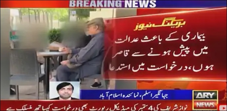 ایون فیلڈ اور العزیزیہ ریفرنس، نواز شریف کی حاضری سے استثنی کیلیے درخواستیں دائر
