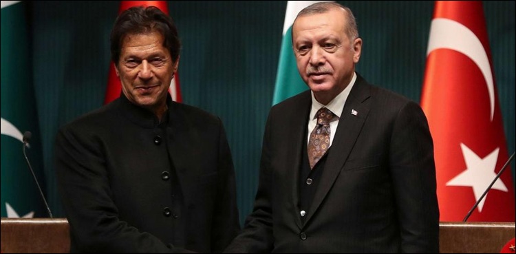 وزیراعظم کا ترک صدر کو کشمیروں کے لیے آواز اٹھانے پر خراج تحسین