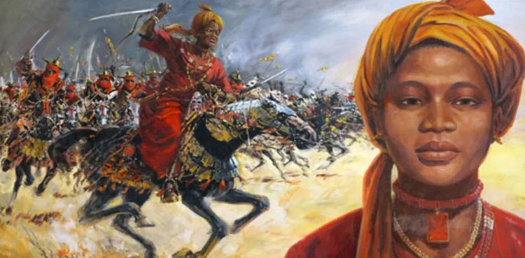 آمنہ جسے افریقا کے لوک ادب میں مرد کے روپ میں‌ پیش کیا گیا