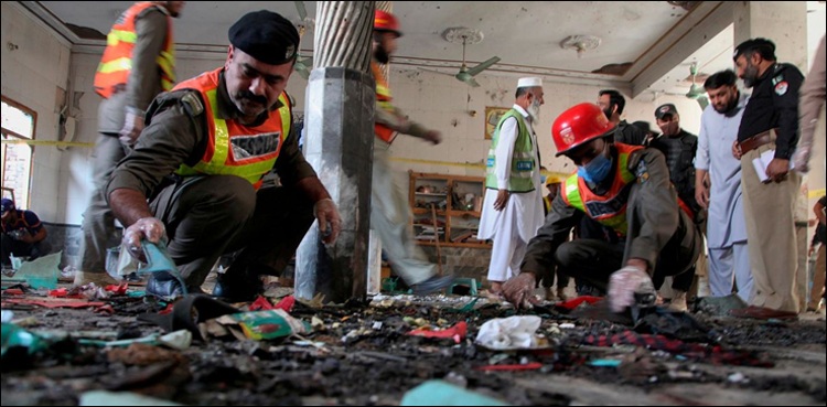 پشاور دھماکے کا  مقدمہ درج ، مدرسےمیں زیرتعلیم ایک طالبعلم زیرِ حراست