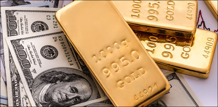 سونے کی قیمت میں‌ کمی کا سلسلہ جاری، ڈالر مزید سستا