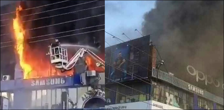 لاہور آتشزدگی، نوجوان نے جان کی پرواہ کیے بغیر7 افراد کو بچالیا