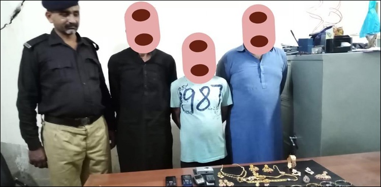 پی آئی اے کپتان کے گھر ڈکیتی کرنے والے ملزمان کو پولیس نے پکڑ لیا