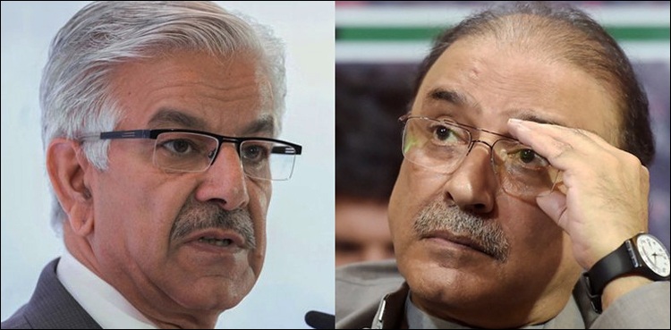 آصف زرداری نے ن لیگی رہنما کے بیان پر خاموشی توڑ دی