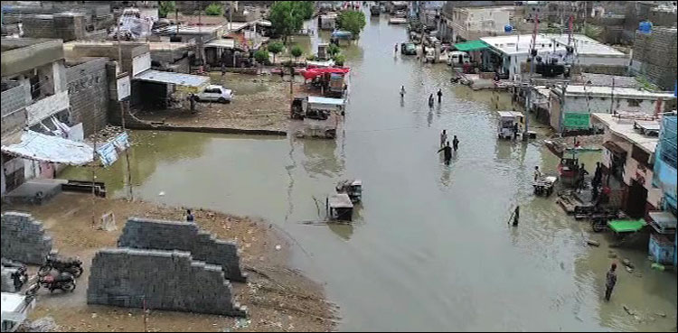 سندھ میں بارشوں سے متاثرہ افراد کے لیے معاوضے کی منظوری