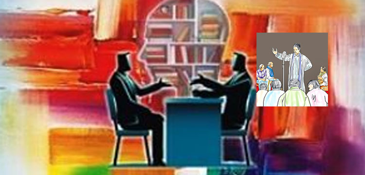 مشاہیرِ ادب کی نوک جھونک (تصویری خاکے)