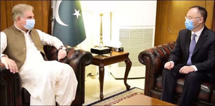 وزیر خارجہ کی  نئے چینی سفیرکو پاکستان آمد اور منصب سنبھالنے پر مبارکباد
