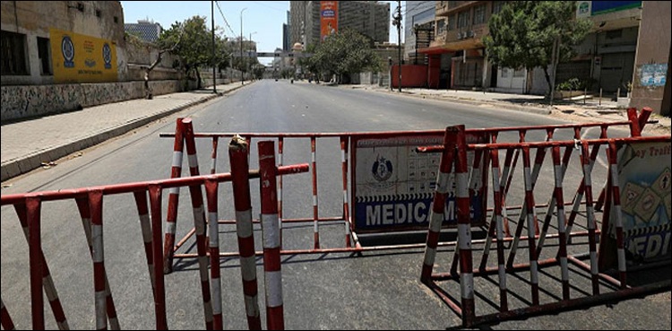 کوروناوائرس کے پھیلاؤ میں تیزی :  کراچی کے ضلع غربی میں اسمارٹ لاک ڈاؤن نافذ