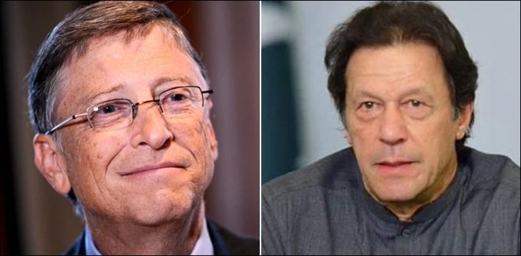 وزیر اعظم عمران خان کا بل گیٹس سے ٹیلی فونک رابطہ