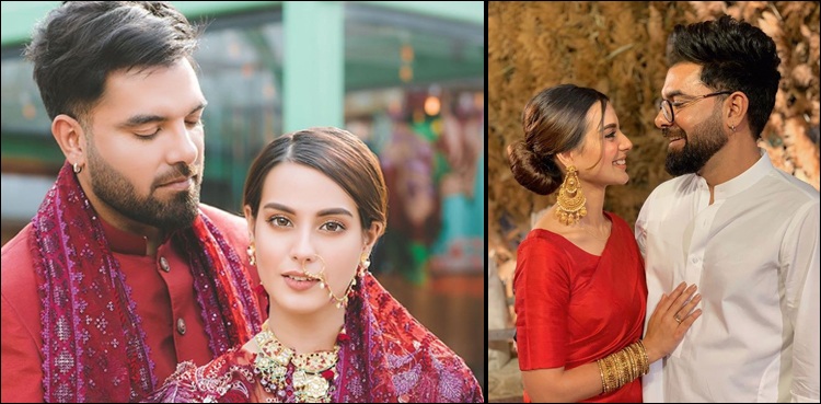 شادی کی پہلی سالگرہ، اقرا عزیز کا شوہرکے لیے محبت بھرا پیغام