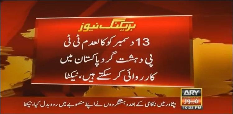 پشاور میں ناکام ٹی ٹی پی دہشت گرد لاہور کو نشانہ بنا سکتے ہیں: نیکٹا تھریٹ الرٹ جاری
