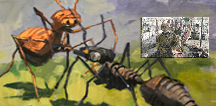چیونٹی کی ہمسایہ بِھڑ
